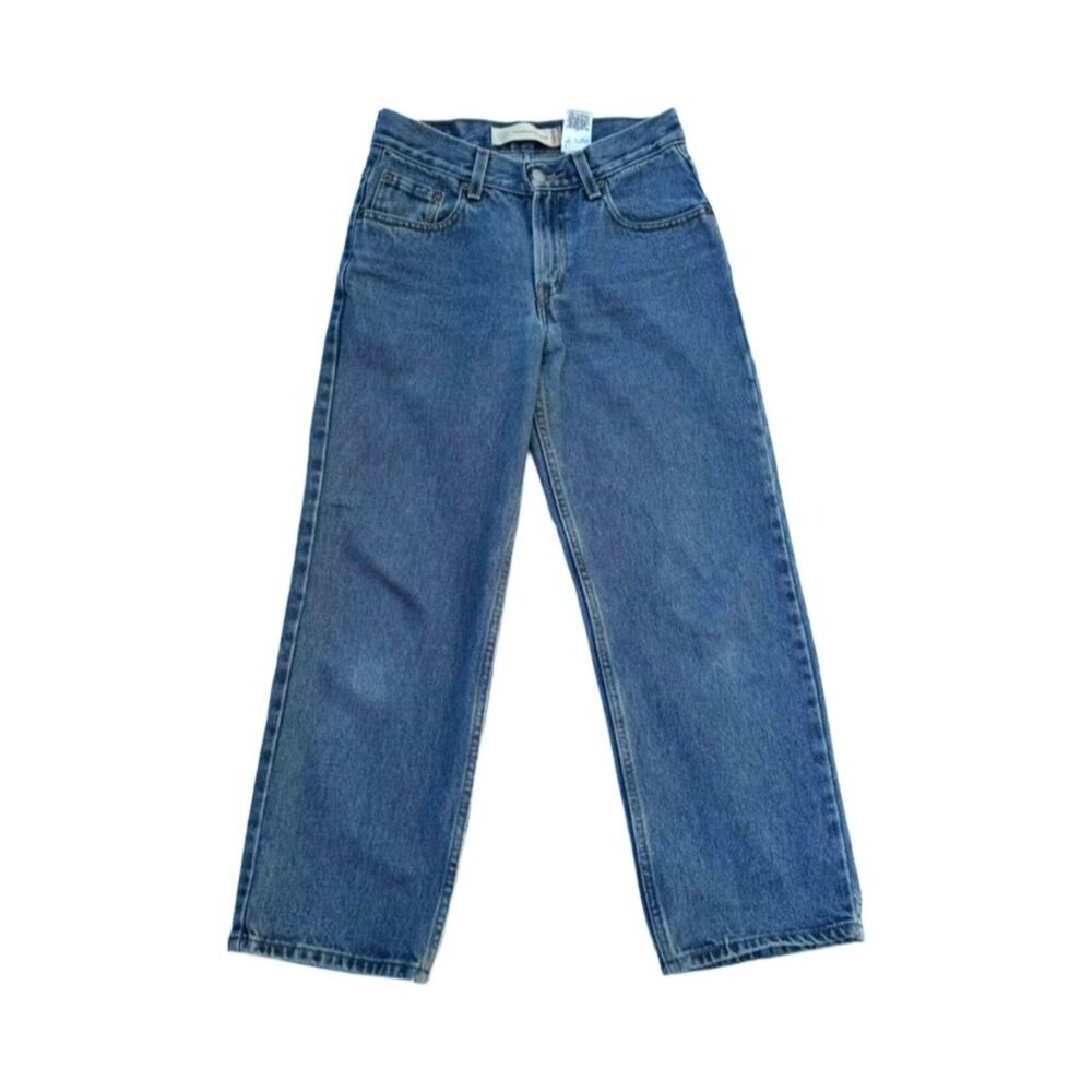 levi's blue relaxed fit jeans